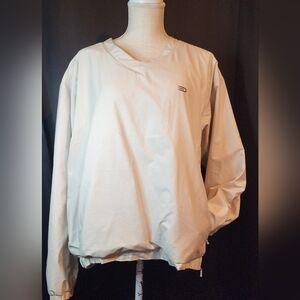 Dockers Golf Large Cream Stain Defender Pullover Long Sleeve